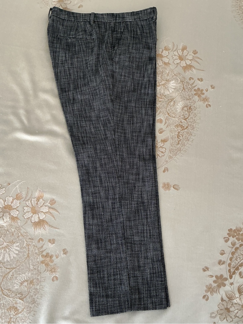 Ann Taylor Black Heathered Dress Pants
